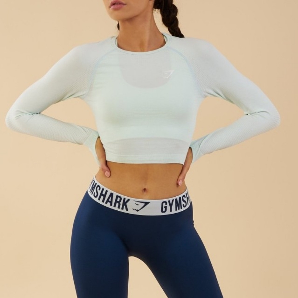 BRAND NEW Gymshark Vital Seamless Long Sleeve Crop
